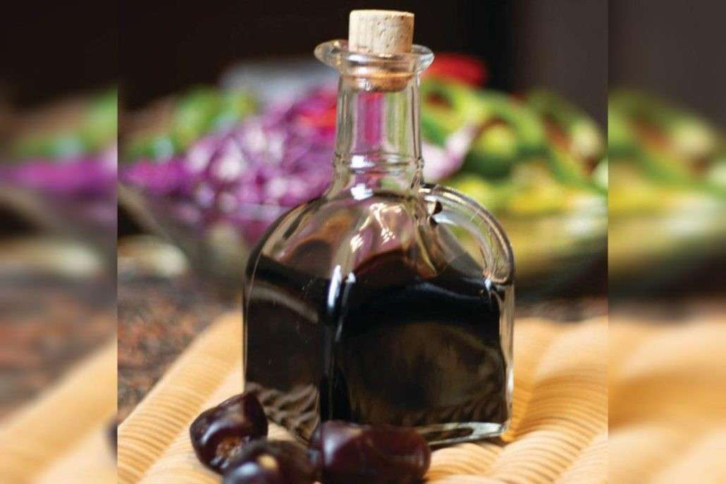 تصویر 4 از سرکه خرما شفاف و تیره با مزه ملس طعم دهنده عالی برای سالاد